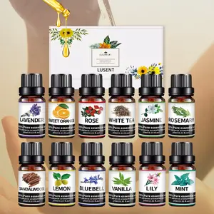 Fruit essential oil, 6 bottles of natural spice diffuser oilaromatherapy therapy fruit,nourish the skin,help sleep, soothe pressure essentialoil gift box Healthcare Healthy