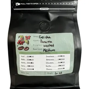 Panama Geisha 100% Coffee Bean Washed Light Roast