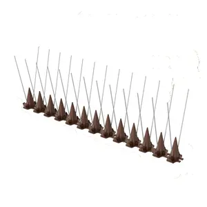 Stainless Steel Pigeon Spikes, Bird Deterrent for Balcony Roof and Fence Protection