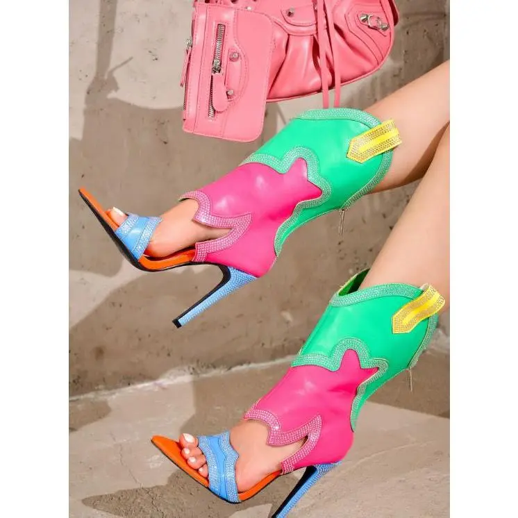 City Cowgirl Boots Multi