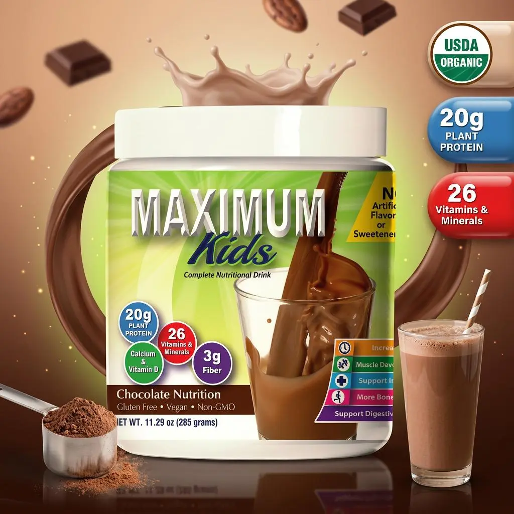 Kids Complete Chocolate Powder Mix Vitamin Milk