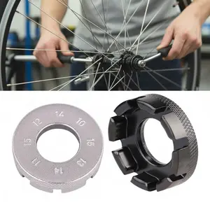 Universal Spoke Wrench Tool Kit: Multi-Size Bike Rim Repair, High-Precision Wheel Truing Adjuster for Mountain Road Bicycle, Emergency Maintenance Set with Professional Spoke Nipple Key