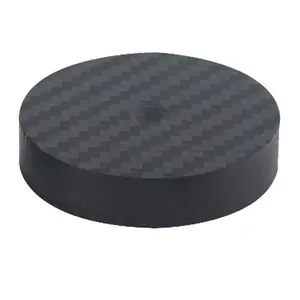 Carbon Fiber Speaker Isolation 40x10mm Spikes Base Pad Speaker Stand Feet HiFi AMP Speaker Pad