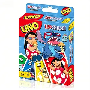 HOT! Card Games UNONE Stitch Card Game for Family Night Featuring Tv Show Themed Graphics and a Special Rule for 2-10 Players