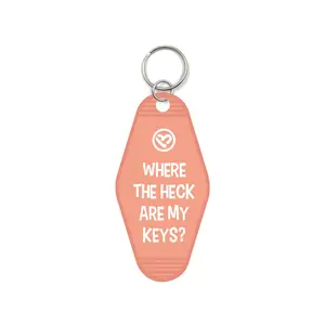 Where Are My Keys Motel Keychain