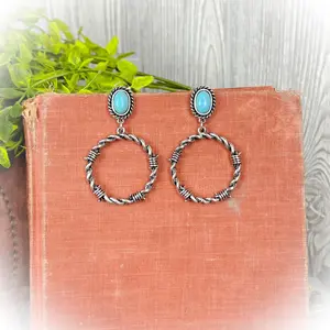 All Around Barbed Wire Earrings