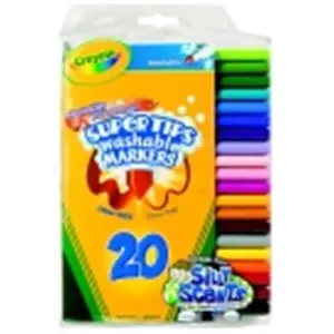 Crayola Non-Toxic Washable Marker Set With 5 Scented Markers - Assorted Colors, Set - 20