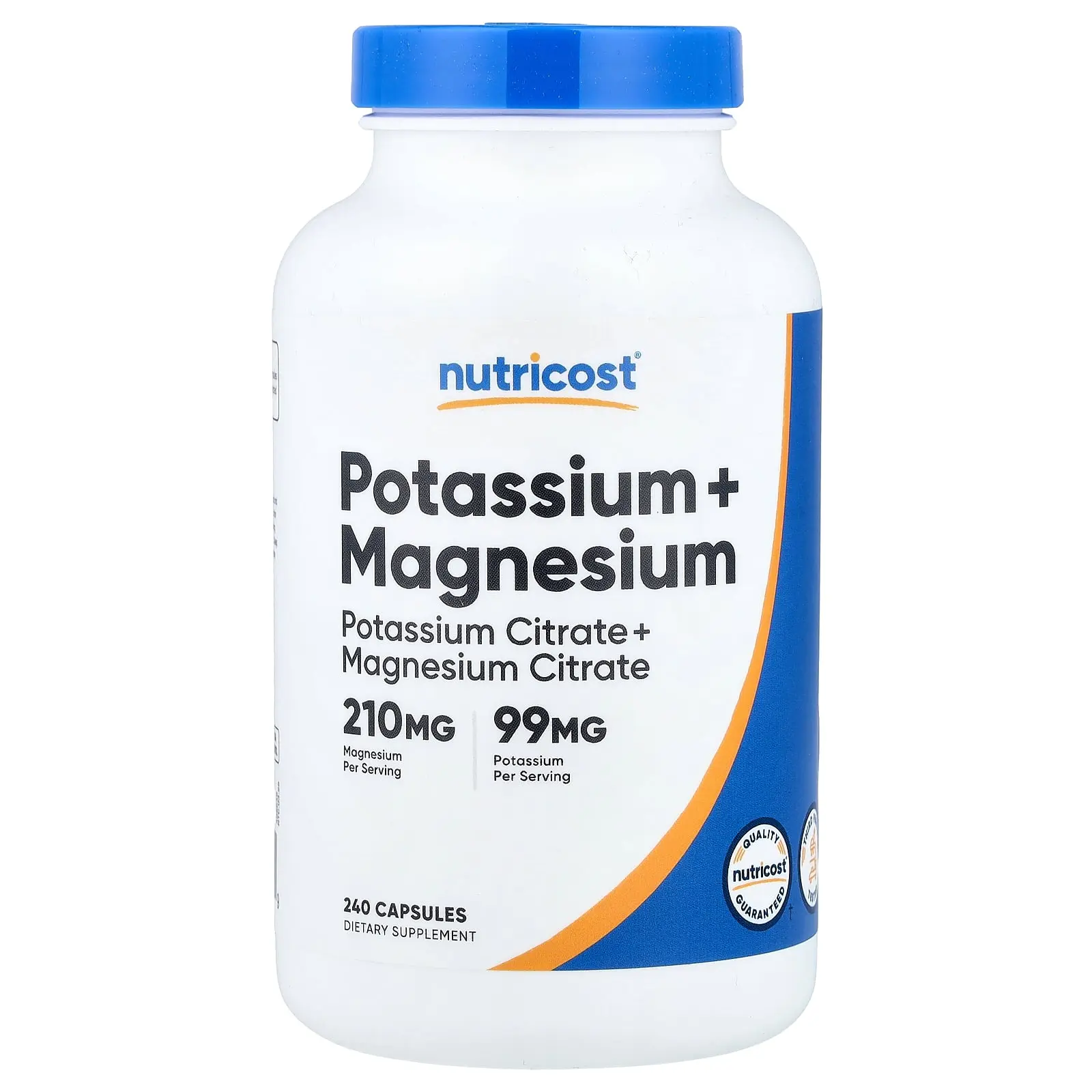 Nutricost Potassium + Magnesium, 240 Capsules Nutricost Potassium + Magnesium, 240 Capsules