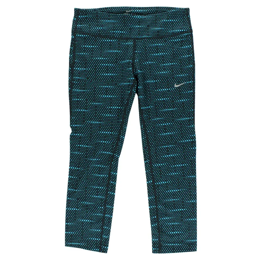 Dri Fit pulls away sweat and helps keep you dry and comfortable. All over print pattern. Wide elastic waistband with interior drawcord. Interior small pocket on the back side and exterior zipper pocket.