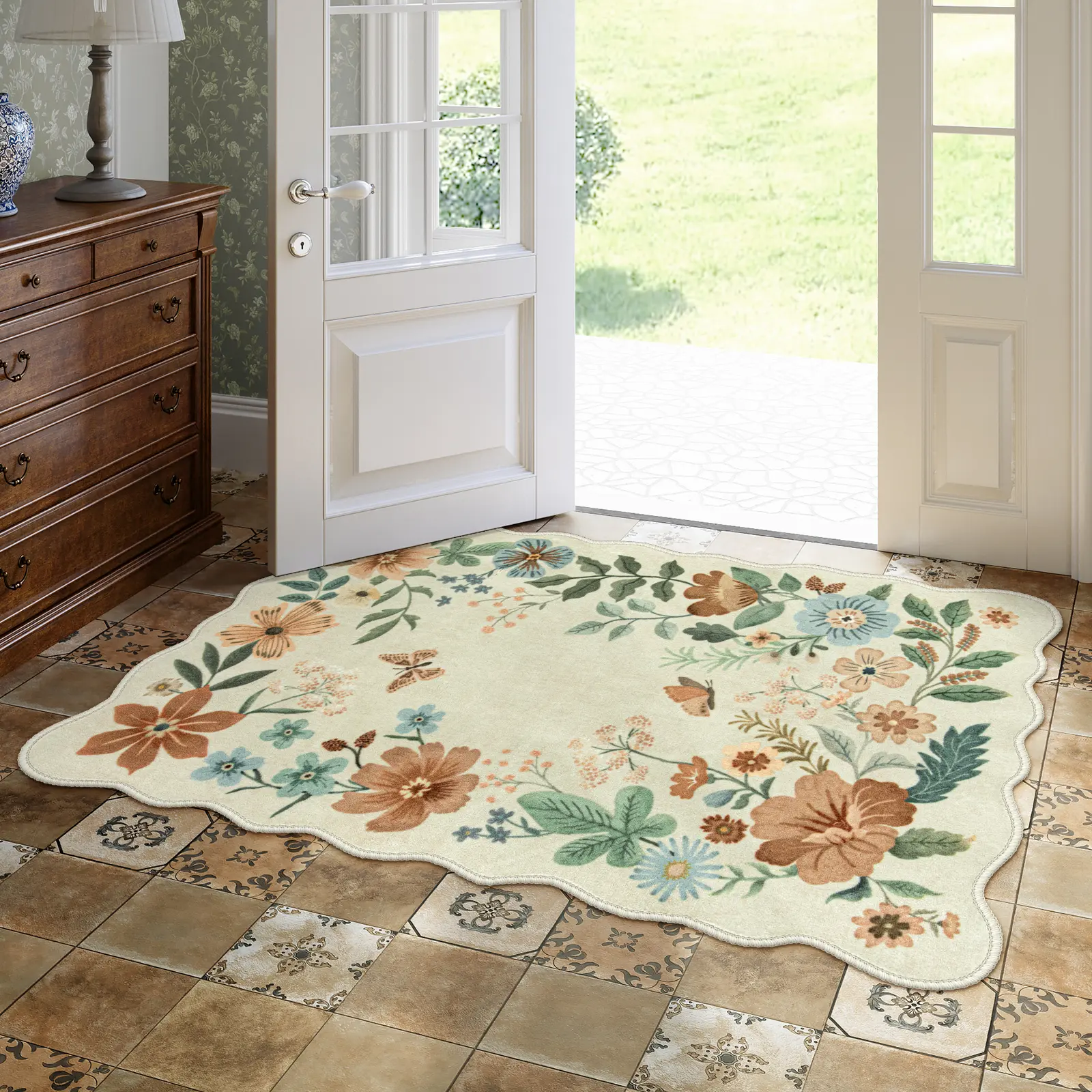 Beige Parisian Floral