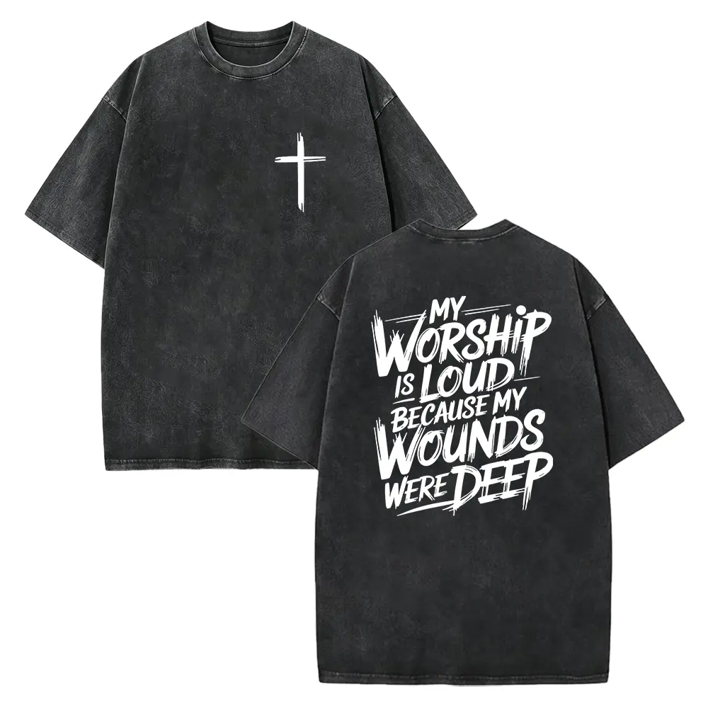 My Worship Is Loud Because My Wounds Were Deep shirt, Faith Based Bible Verse Shirt, Cross Shirt, Faith Shirt, Christan Shirt
