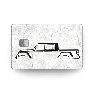Credit Card Vinyl Skins Gladiator Decal With Easy Pull Tabs