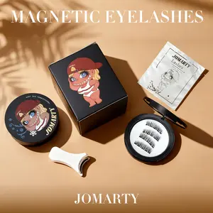 Magnetic Lashes No Glue Needed Waterproof Hypoallergenic Reusable Natural Volume for Easy Daily Glam in makeup brush set travel cosmetic brush storage extent ions perfect gift fruit lipoil tweezer tool map cluster magnetic eyelash