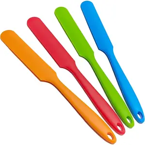 4-Piece Silicone Spatula Set – Heat Resistant, Non-Stick, Flexible Scrapers for Baking, Cooking & Mixing