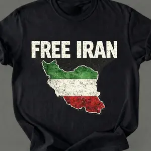 Free Iran Shirt Make Iran Great Again America Israel Stand With Iran Freedom To Iran Middle East Patriotic Shirt Hoodie Sweatshirt DVW