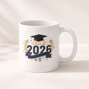 Class of 2026 Graduation Mug | Senior Gift Coffee Cup | High School or College Grad Keepsake | Congrats Graduate 2026 | Gift for Him or Her