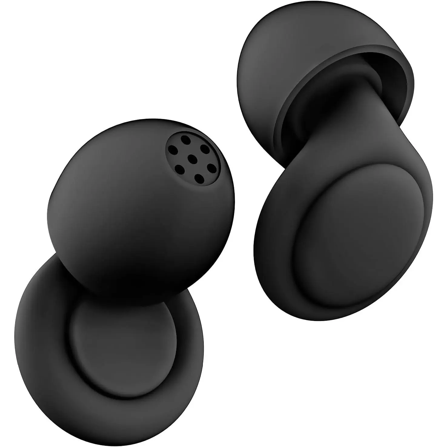 Beinkap Silicone In-Ear Noise Cancellation Ear Plugs (2 Pairs) with 12 Reusable Soft Tips, 28 dB Noise Reduction for Sleeping, Work, 12 Reusable Soft Ear Tips