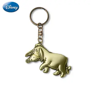 Disney Eeyore Keychain, Officially Licensed Pewter Key Ring, Cute Cartoon Character Design, Perfect Gift for Fans & Collectors, Bag Charm Keychain