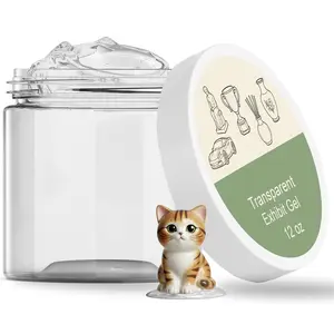 12 oz Exhibit Gel for Museum, Removable Clear Museum Paste Putty Wax,  Exhibit Putty, Fixed Collection Artifacts,Decorations,Glass and Action Figures to  Vibration and Falling