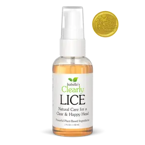 Isabella's Clearly LICE, Natural Scalp and Hair Oil for a Clear & Happy Head | Metal Nit Comb Included | Non-Toxic, Made in USA