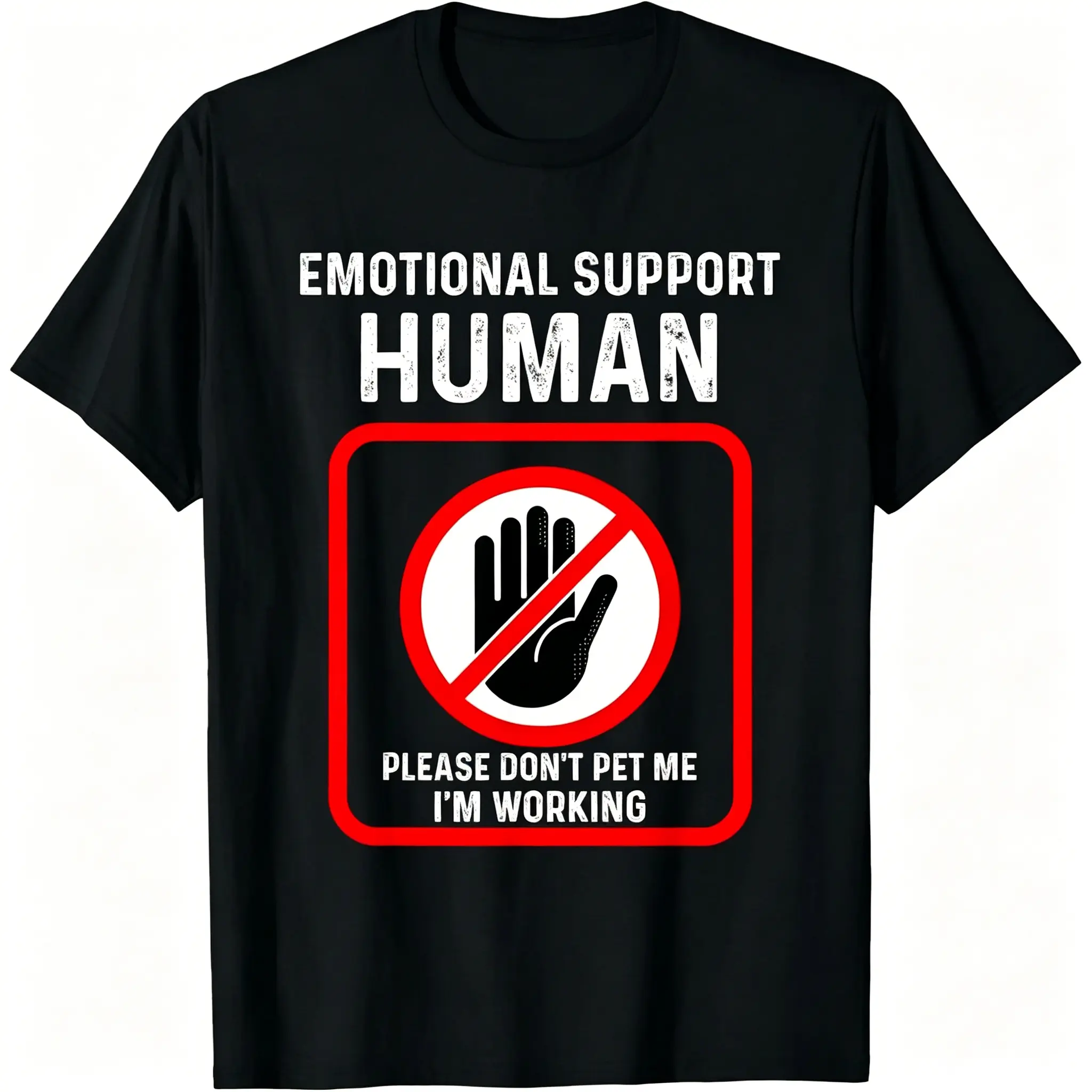 Bold Do Not Pet Me T-Shirt – Emotional Support Human Costume Look