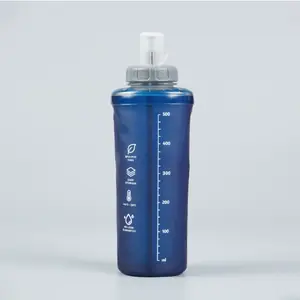 Outdoor mountaineering cycling sports soft water bag portable water bag pull soft water bottle running special water