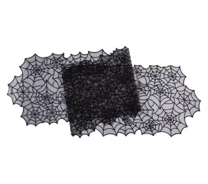 Spider Web Table Runner by Valerie