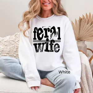 Feral Wife Crewneck Sweatshirt