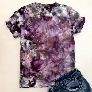 Purple Ice Dyed unisex T-shirt