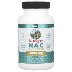 MaryRuth's NAC, 120 Capsules (500 mg per Capsule)