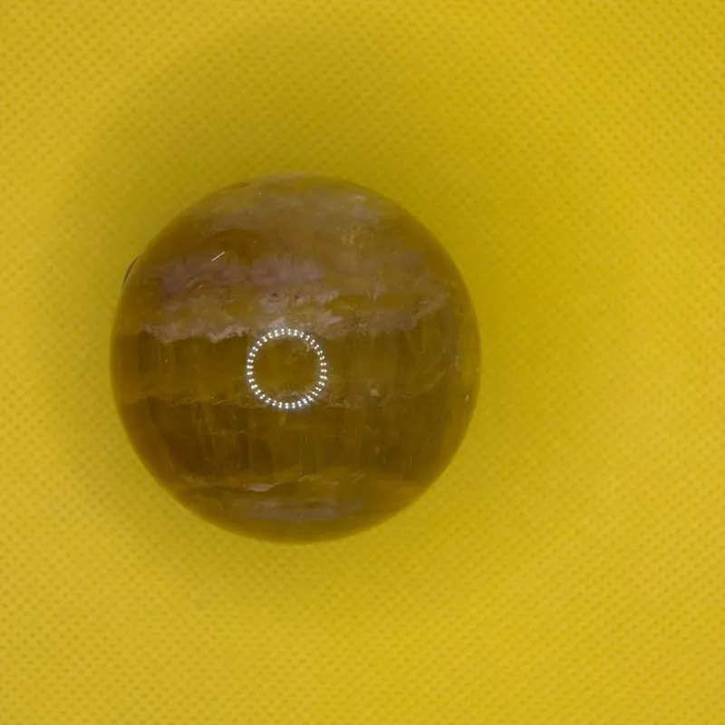 Calcite Sphere, 44mm Natural Crystal Sphere for Home Decor, Meditation, Energy Healing