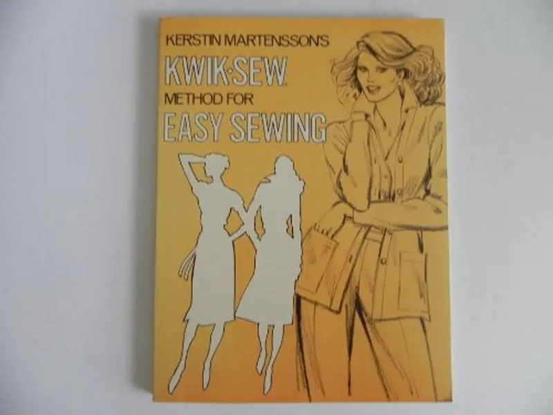 Used Kerstin Martensson's Kwik-Sew Method Book - Sewing Tutorials, DIY Sewing Guide, Softcover, Good/Like New, 148 Pages, English Language Patterns