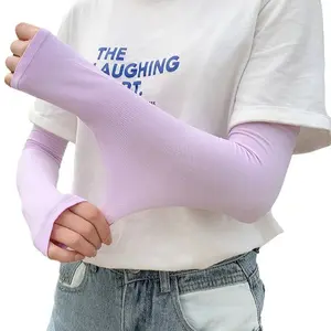 Protective Arm Sleeves with Thumb Holes Sports Outdoors Drive Workouts Sunscreen Arm Sleeves for Women Men Kids summerwins