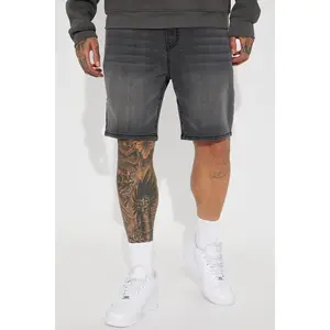 Cornell Slim Denim Shorts - Black Wash Cornell Slim Denim Shorts - Black Wash