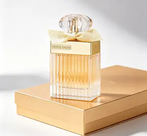 Success Women Gold Eau de Parfum 100ml, Elegant Long Lasting Floral Perfume for Office Ladies, Designer Dupe Feminine Fragrance with Woven Golden Bow Bottle, Luxury Gift Box for Mother’s Day Valentine Birthday Gift for Her