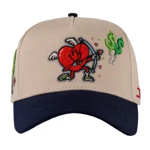 JC HATS beige SNAPBACK MONEY LOVE Trucker Caps