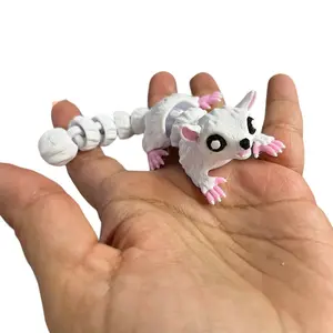 Sugar Glider multicolored 3d Printed figuring, made in PLA plastic great for decoration