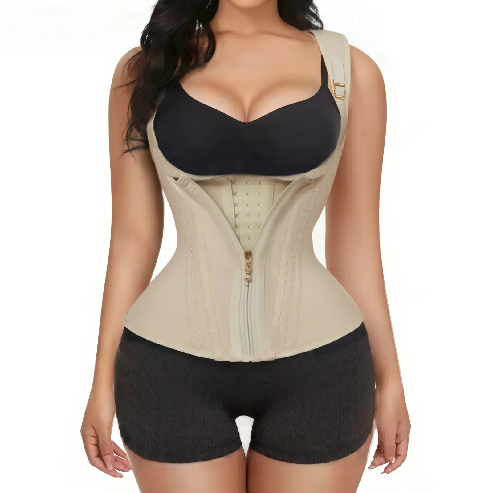 Waist Trainer for Women Tummy Control Sports Beige Compression Corset