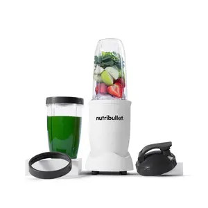 Nutribullet Pro 900 Series - Matte White: 900-Watt Personal Blender, Smoothie Maker, Dishwasher-Safe Parts