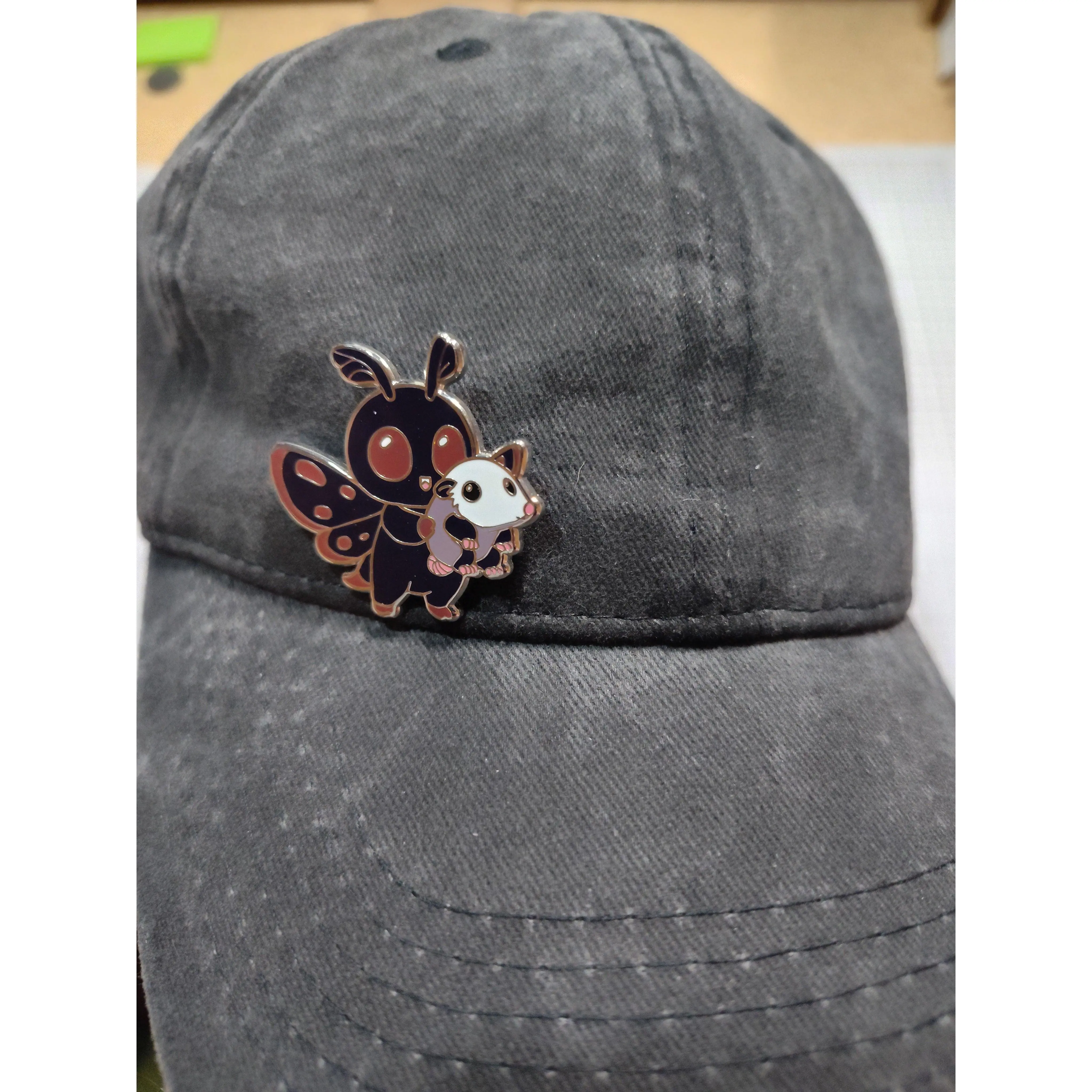 Mothman w/ Opossum Pin