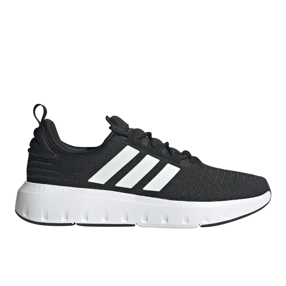 adidas Mens Swift Run Sneakers Shoes Casual - Black