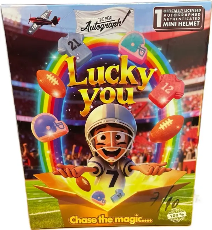 *NEW* Personal Lucky You Autographed NFL Mini Helmet