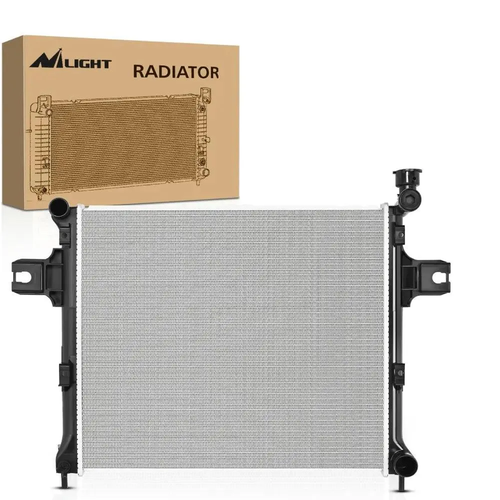 Nilight Aluminum Core Radiator - Leak Tested, Precision Folded, Boiling Point Boost for Engine Cooling, Fit 2005-2010 Jeep Grand Cherokee (3.0L, 3.7L, 4.7L, 6.1L) & 2006-2010 Jeep Commander (3.7L, 4.7L)