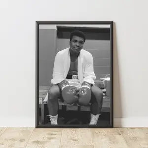 Muhammad Ali Poster, Muhammad Ali Print, Muhammad Ali Wall Art, Vintage Sport Poster, Vintage Boxing Poster, Vintage Boxing Wall Art