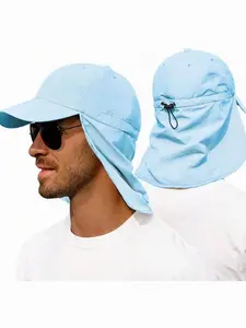 Zando Sun Hats With Neck Flap For Men Women UPF 50+ Waterproof Baseball Cap Adjustable Breathable Outdoor Hiking Fishing Hat