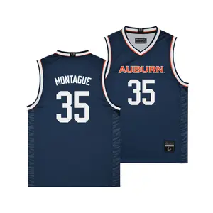 Auburn Women's Basketball Navy Jersey  - Quanirah Montague