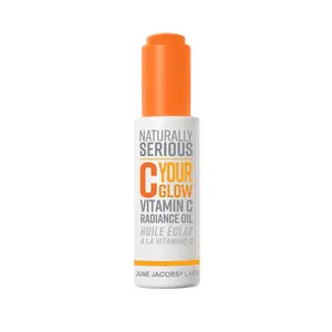 Naturally Serious C Your Glow Vitamin C Radiance Oil, Skincare, Facial Oil, Moisturizing, Nourishing, Serum, Vegan, Jasmine Flower, Moisturizer, Turmeric, Comfort, Brightening Oil