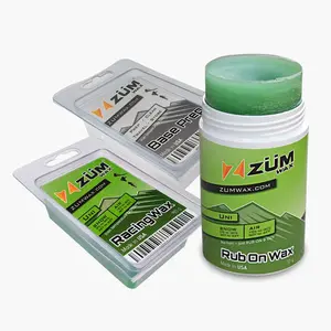 Complete Ski Snowboard Wax Kit - Universal Rub-On, Any Temp Iron-On & Base Prep, PFAS-Free, USA-Made