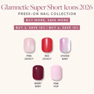 Glamnetic Super Short Icons 2026 Press-On Nail Collection