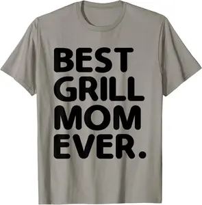 Best Grill Mom Ever Griller Cook BBQ Grilling Barbecue T-Shirt 1